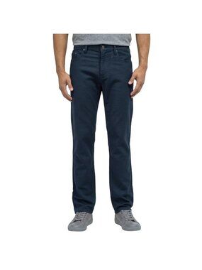 NWT Jachs Men's 36x32 Blue Straight Fit 5-Pocket Pants With Two-Way Stretch